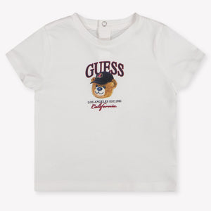 Guess Baby Jongens T-Shirt In Wit