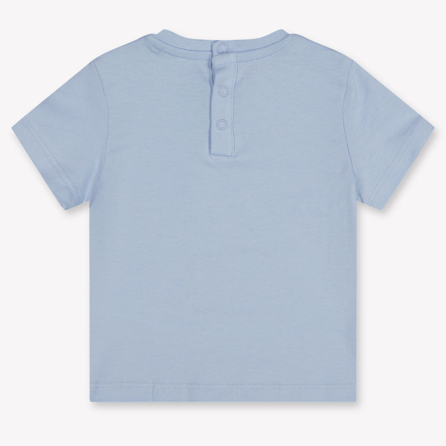Guess Baby Jongens T-Shirt In Licht Blauw