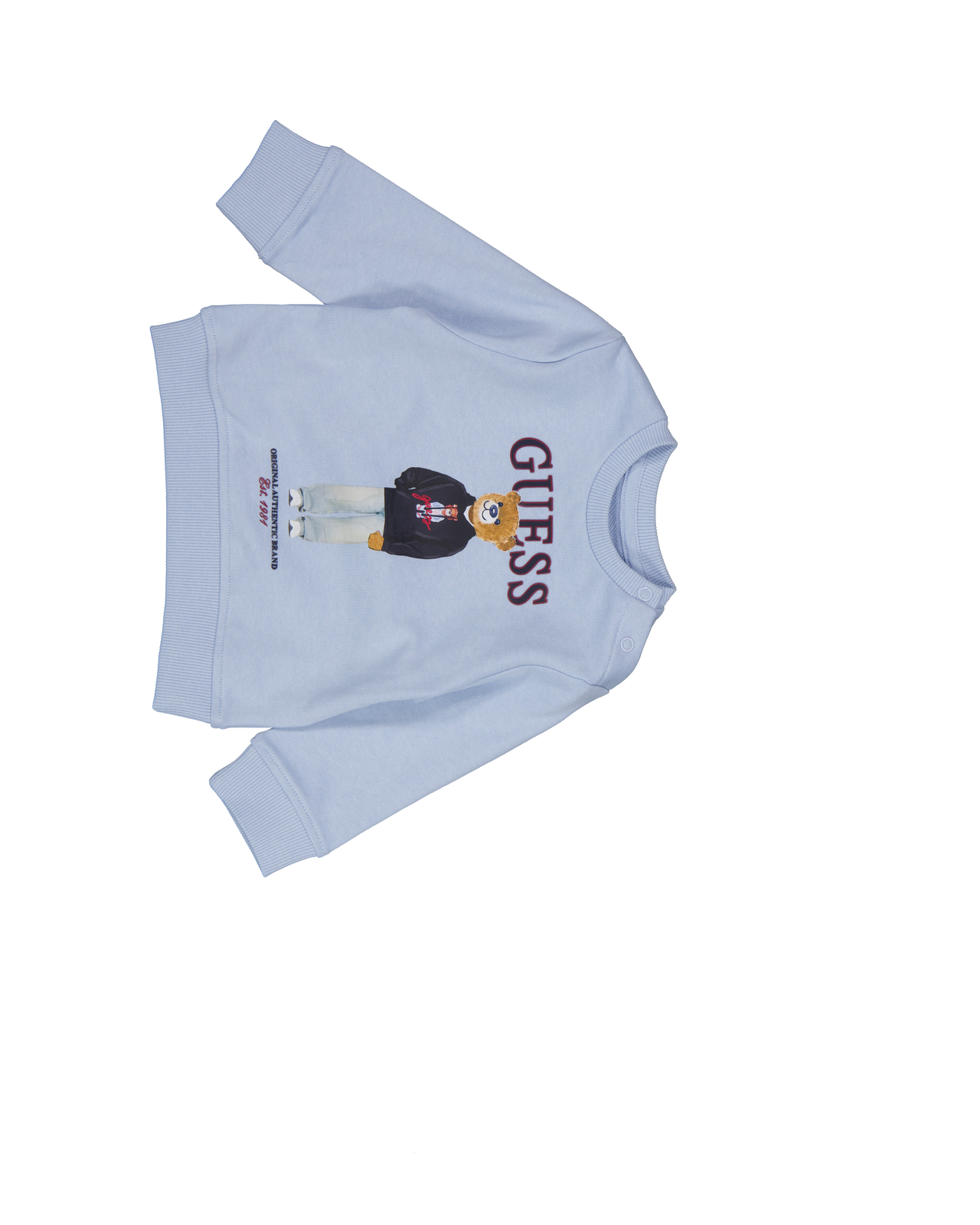 Guess Baby Jongens Trui In Licht Blauw
