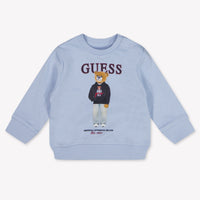 Guess Baby Jongens Trui In Licht Blauw