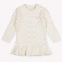 Guess Baby Meisjes Jurk In Off White