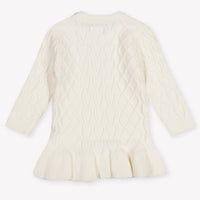 Guess Baby Meisjes Jurk In Off White