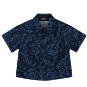 Versace Baby Jongens Blouse Navy