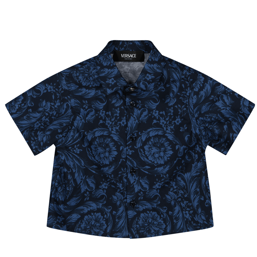 Versace Baby Boys Blouse Navy