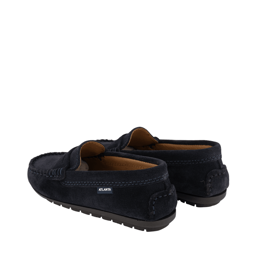 Atlanta Mocassin Kinder Unisex Schoenen Navy