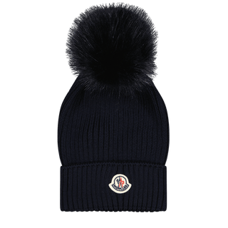 Moncler Kinder Meisjes Muts Navy s