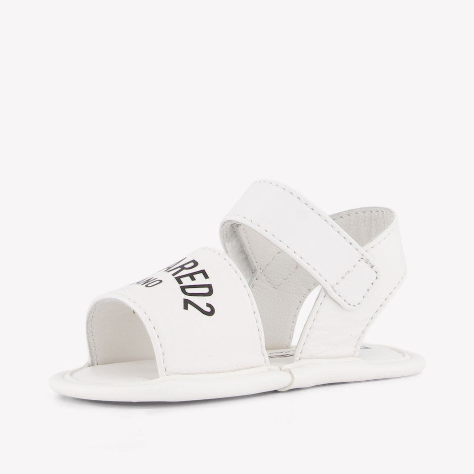Dsquared2 Baby Jongens Sandalen in Wit