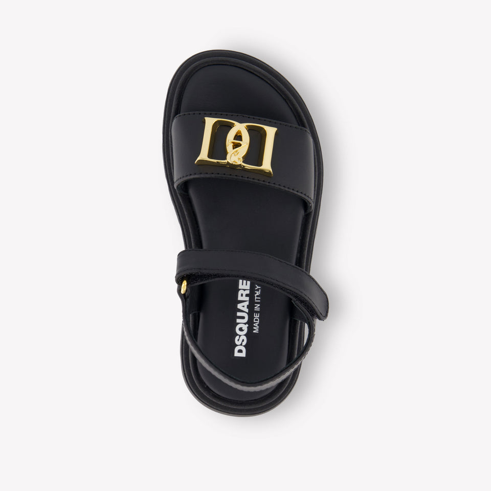 Dsquared2 Meisjes Sandalen In Zwart