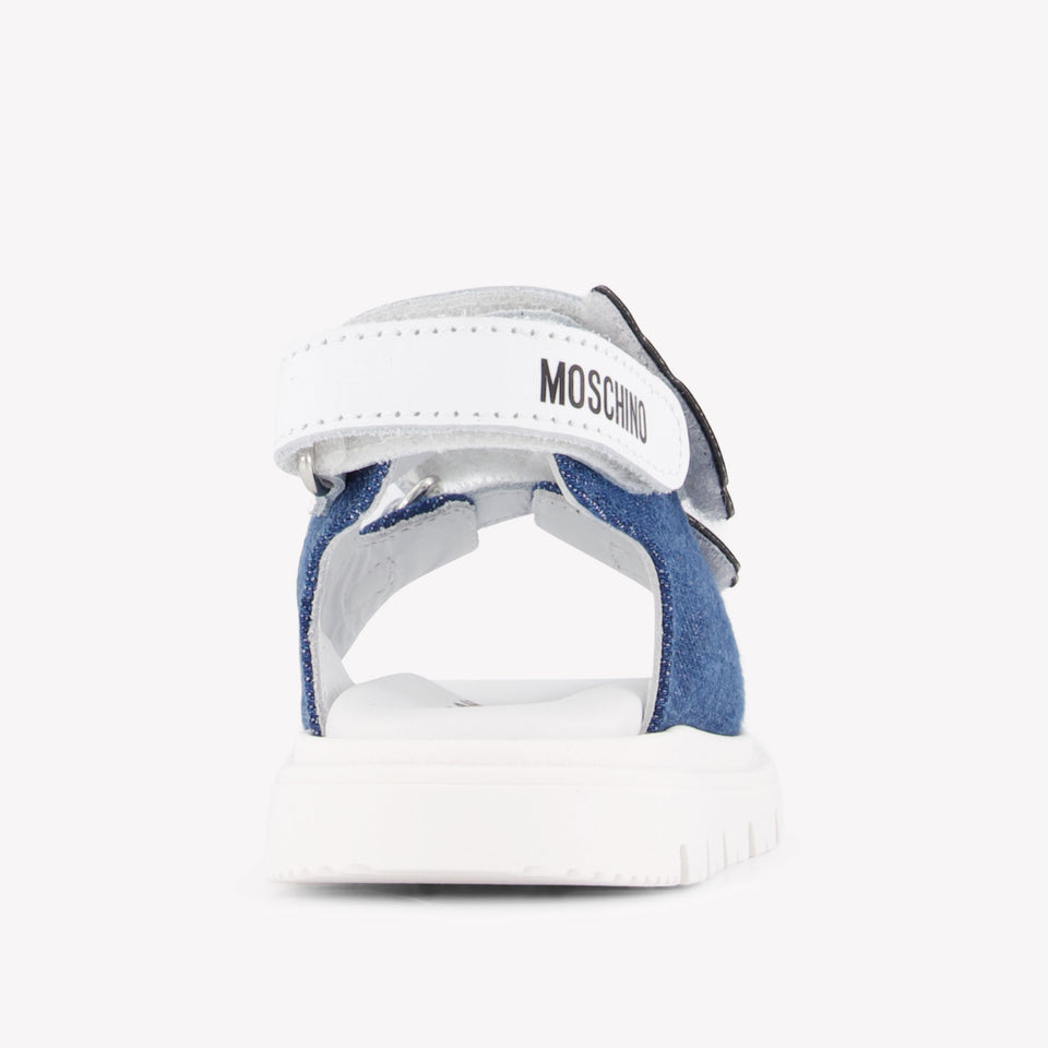 Moschino Unisex Sandalen In Jeans