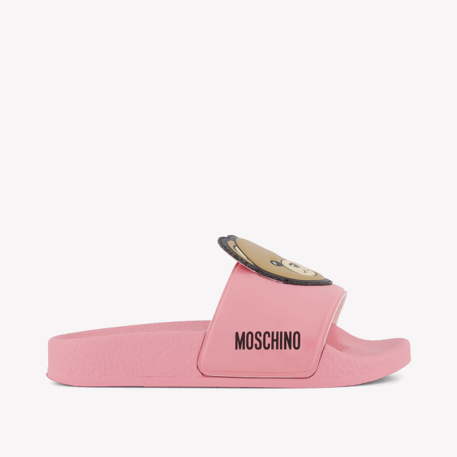 Moschino Meisjes Slippers In Roze