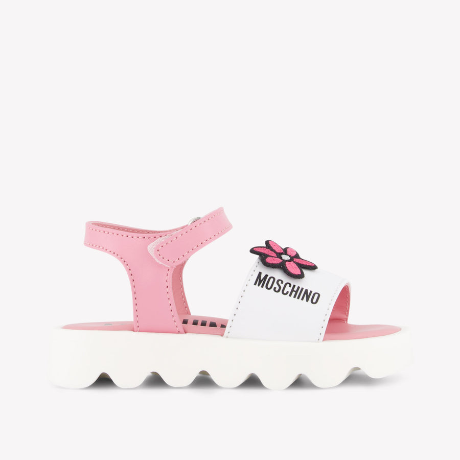 Moschino Kinder Meisjes Sandalen In Roze