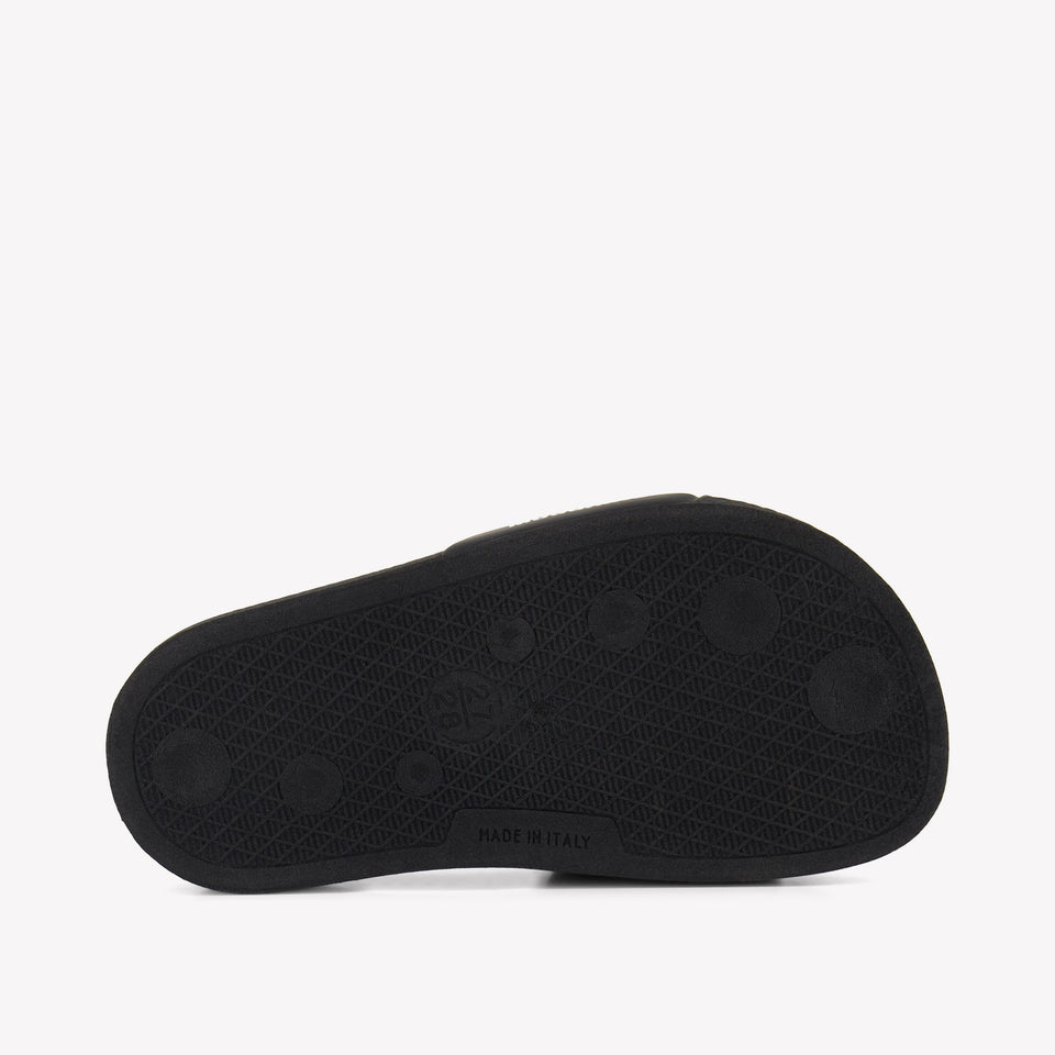 Moschino Unisex Slippers In Zwart