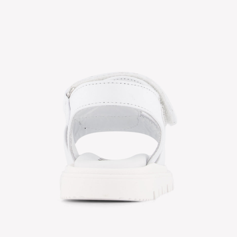 Moschino Unisex Sandalen In Wit