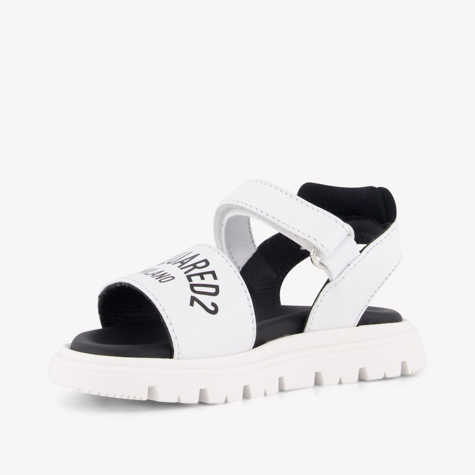 Dsquared2 Unisex Sandalen In Wit