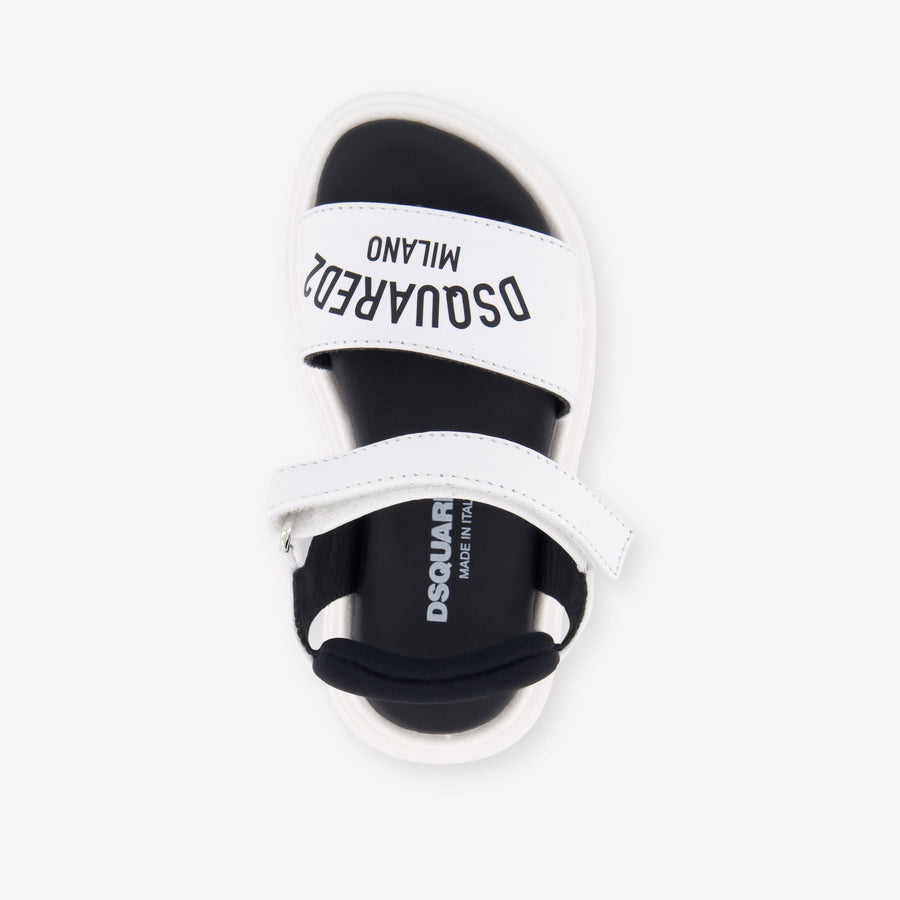 Dsquared2 Unisex Sandalen In Wit