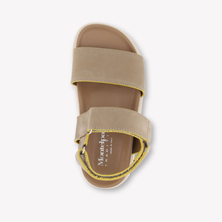 Andrea Montelpare Jongens Sandalen In Taupe