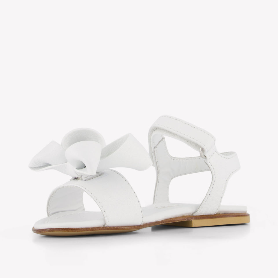 Andrea Montelpare Meisjes Sandalen In Wit