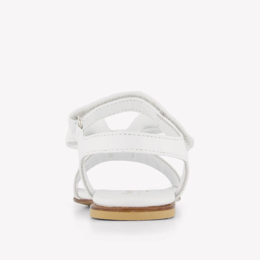 Andrea Montelpare Meisjes Sandalen In Wit