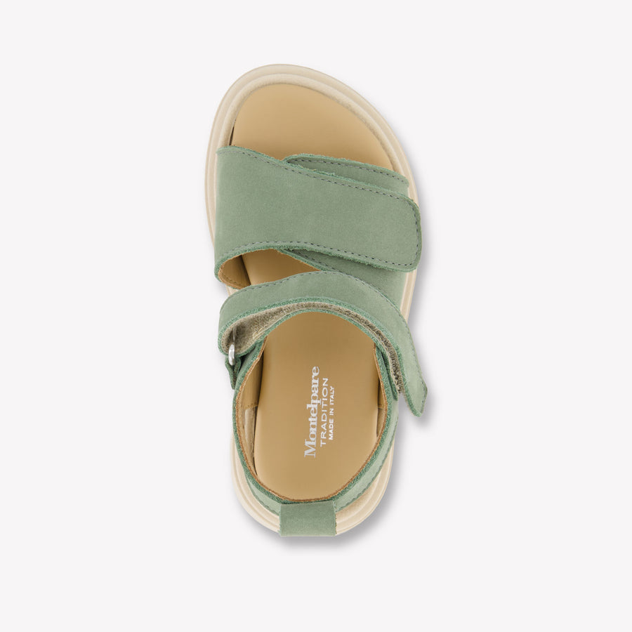 Andrea Montelpare Jongens Sandalen In Olijf Groen