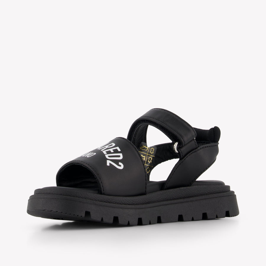 Dsquared2 Unisex Sandalen In Zwart