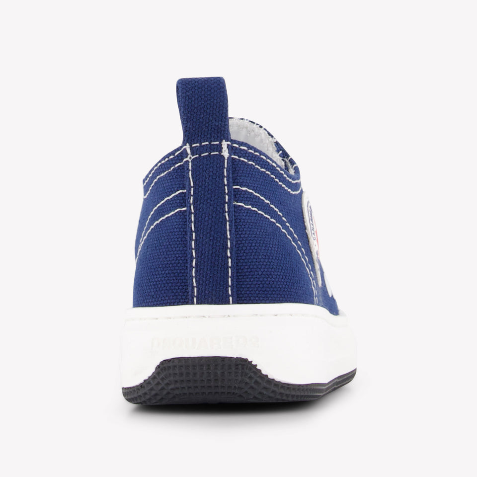 Dsquared2 Unisex Sneakers In Navy