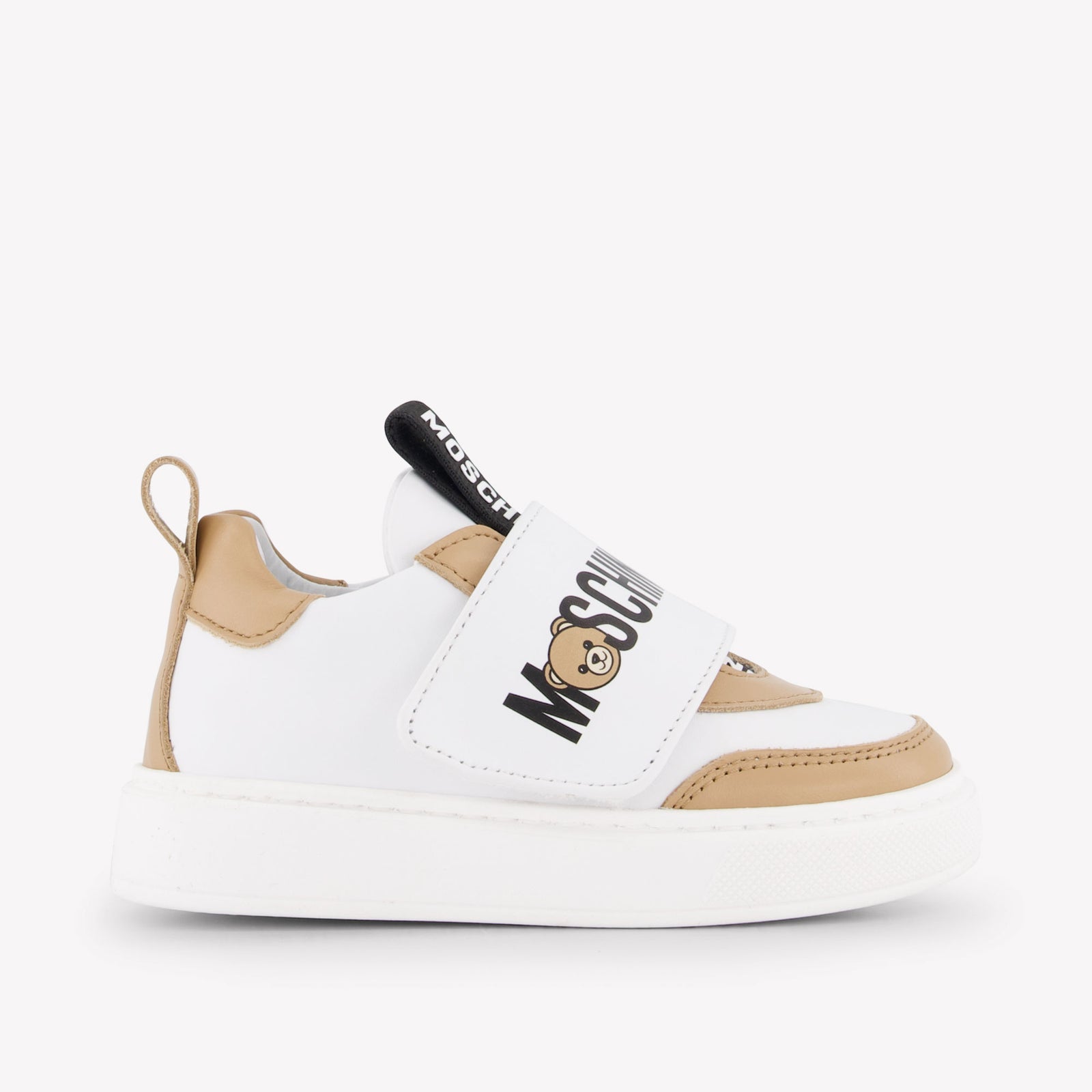 Moschino Unisex Sneakers In Beige