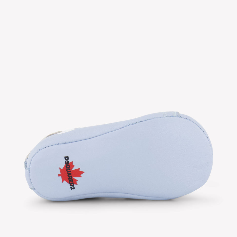 Dsquared2 Baby Unisex Sneakers In Licht Blauw