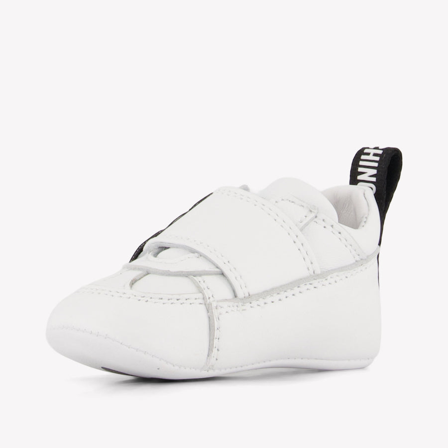 Moschino Baby Unisex Sneakers In Wit