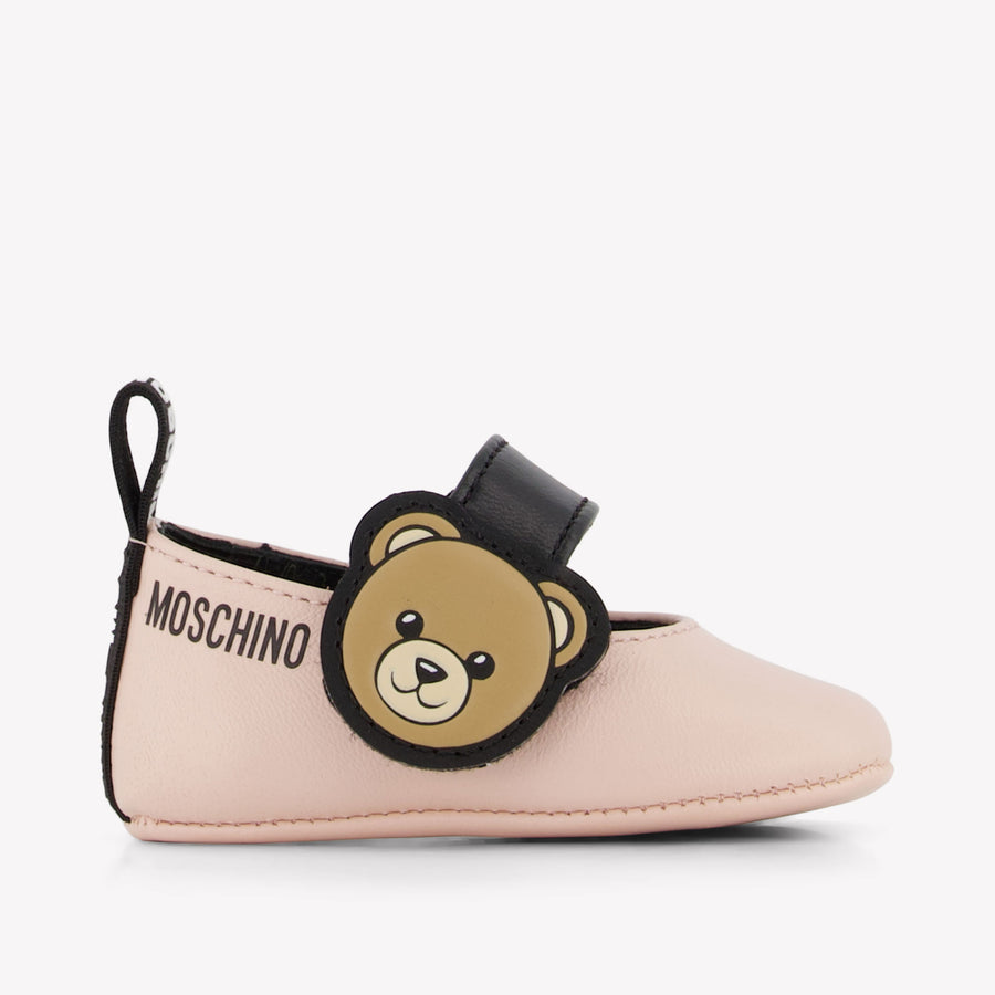 Moschino Baby Meisjes Sneakers In Licht Roze
