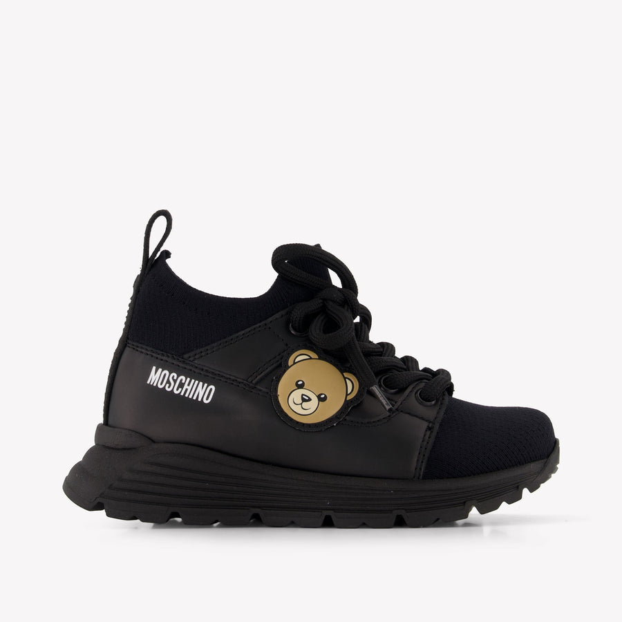 Moschino Kinder Unisex Sneakers In Zwart