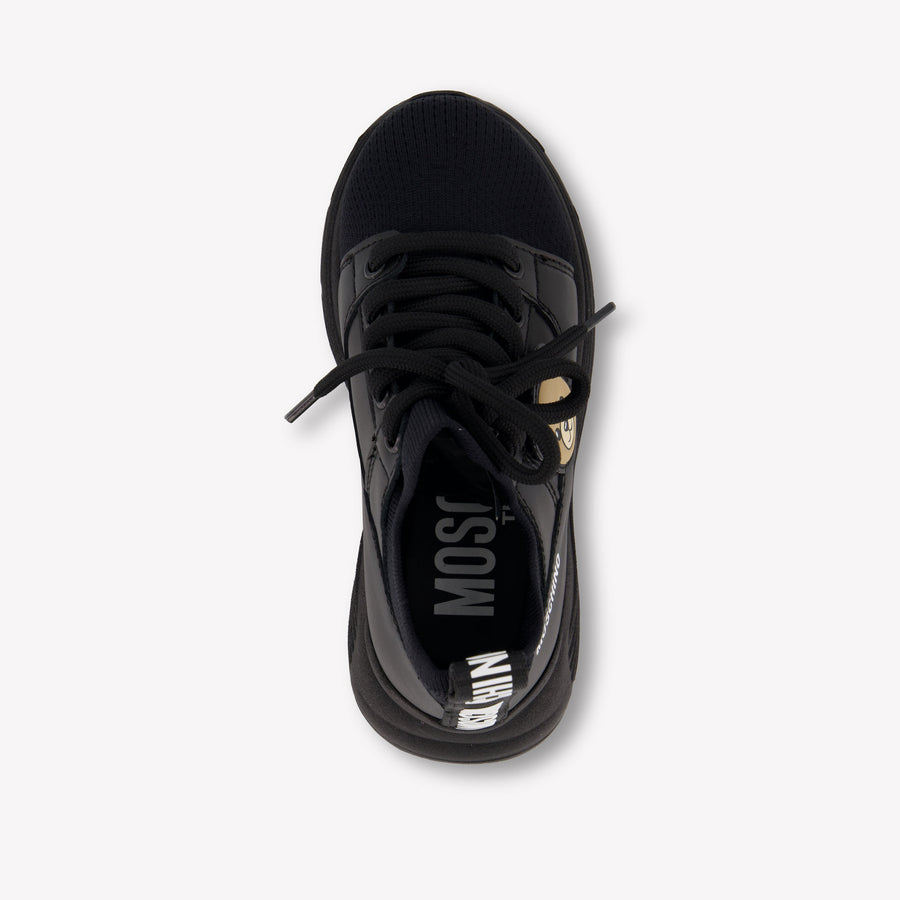 Moschino Unisex Sneakers In Zwart