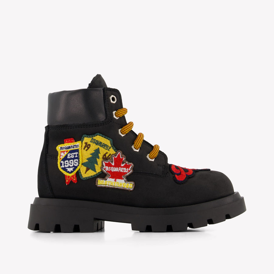 Dsquared2 Kinder Jongens Laarzen In Zwart