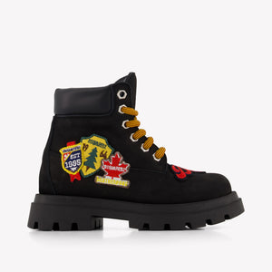 Dsquared2 Unisex Laarzen In Zwart