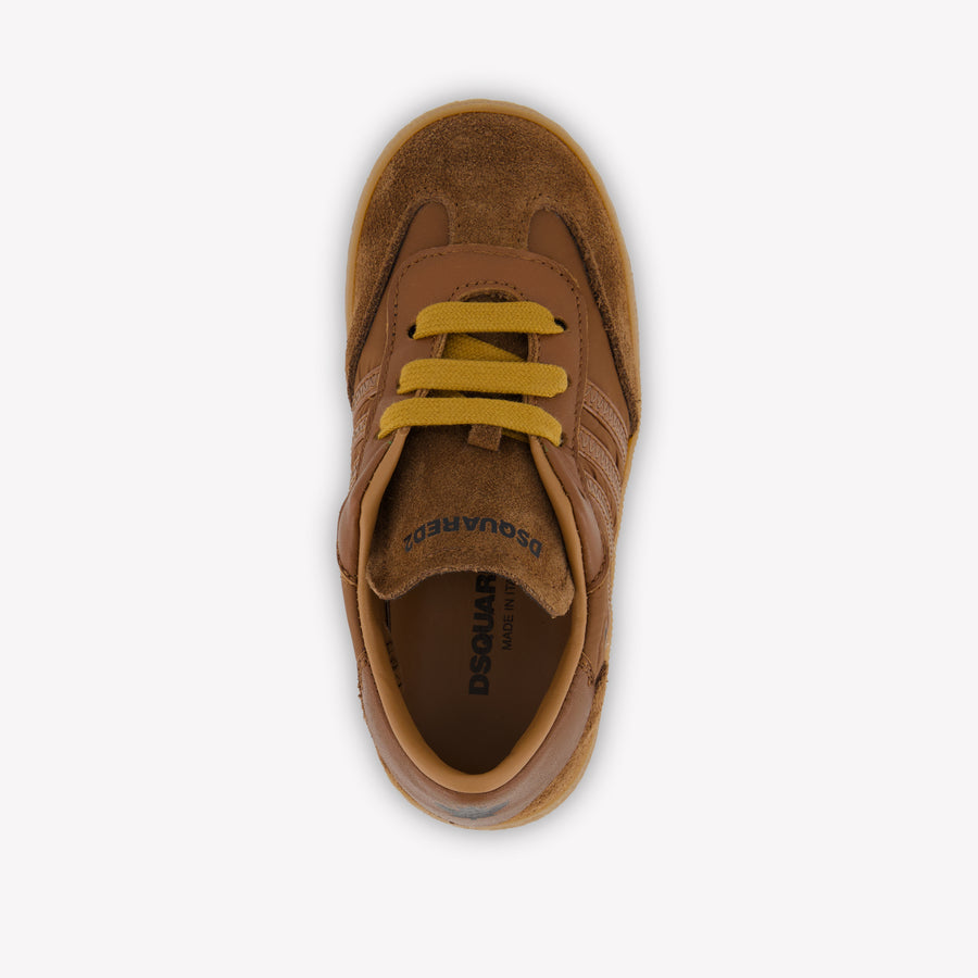 Dsquared2 Unisex Sneakers In Camel