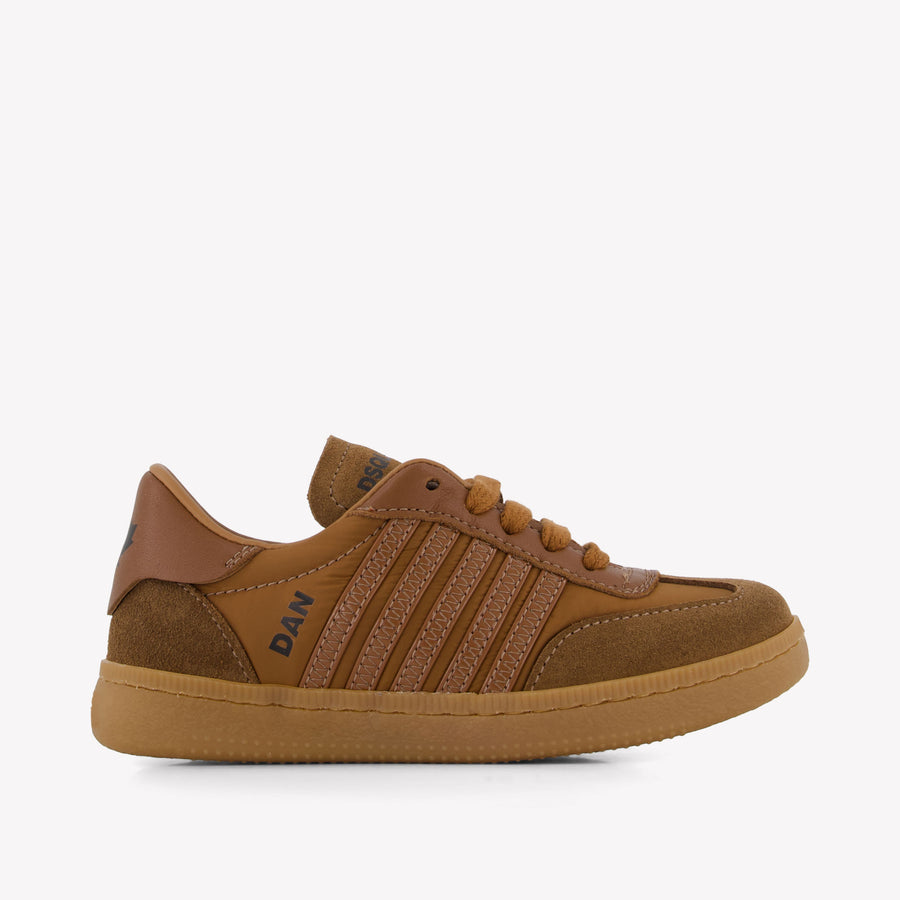 Dsquared2 Unisex Sneakers In Camel
