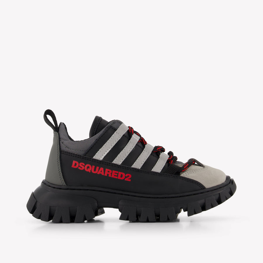 Dsquared2 Kinder Unisex Sneakers In Grijs