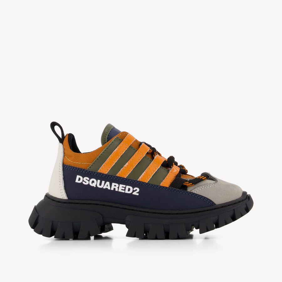 Dsquared2 Kinder Unisex Sneakers In Oranje