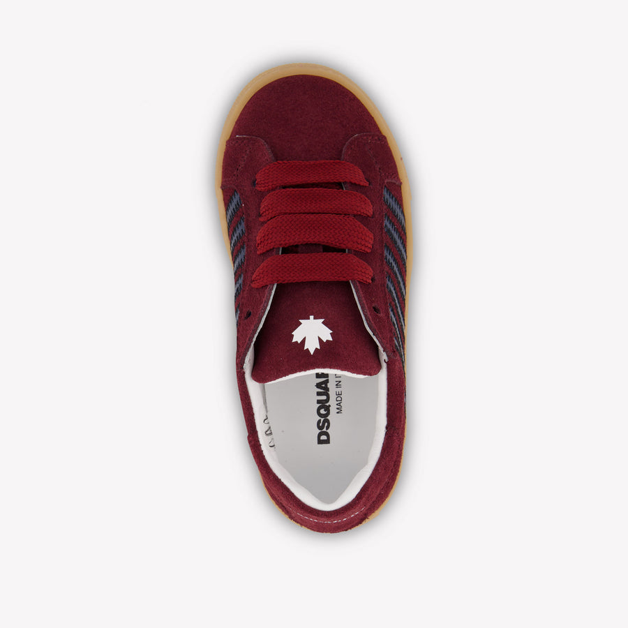 Dsquared2 Unisex Sneakers In Bordeaux