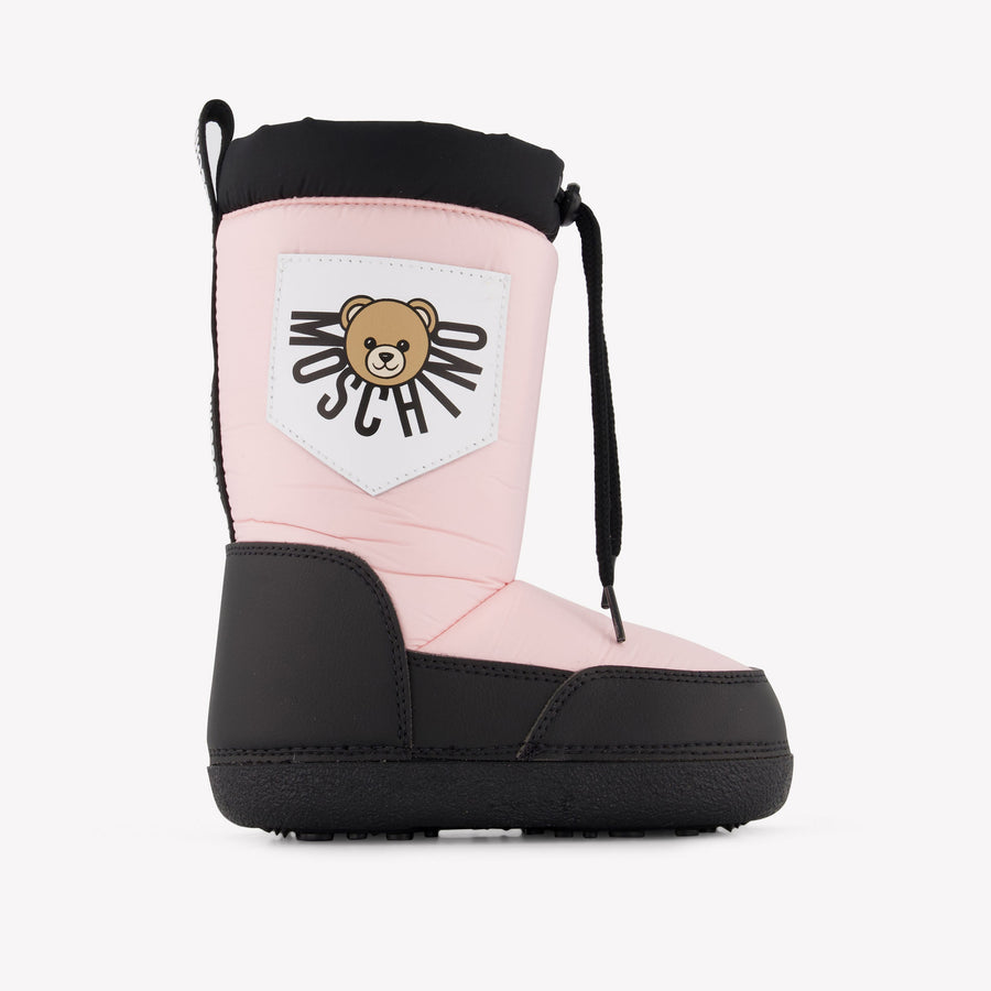 Moschino Kinder Meisjes Snowboots In Licht Roze