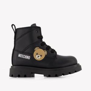 Moschino Kids Unisex Boots In Black