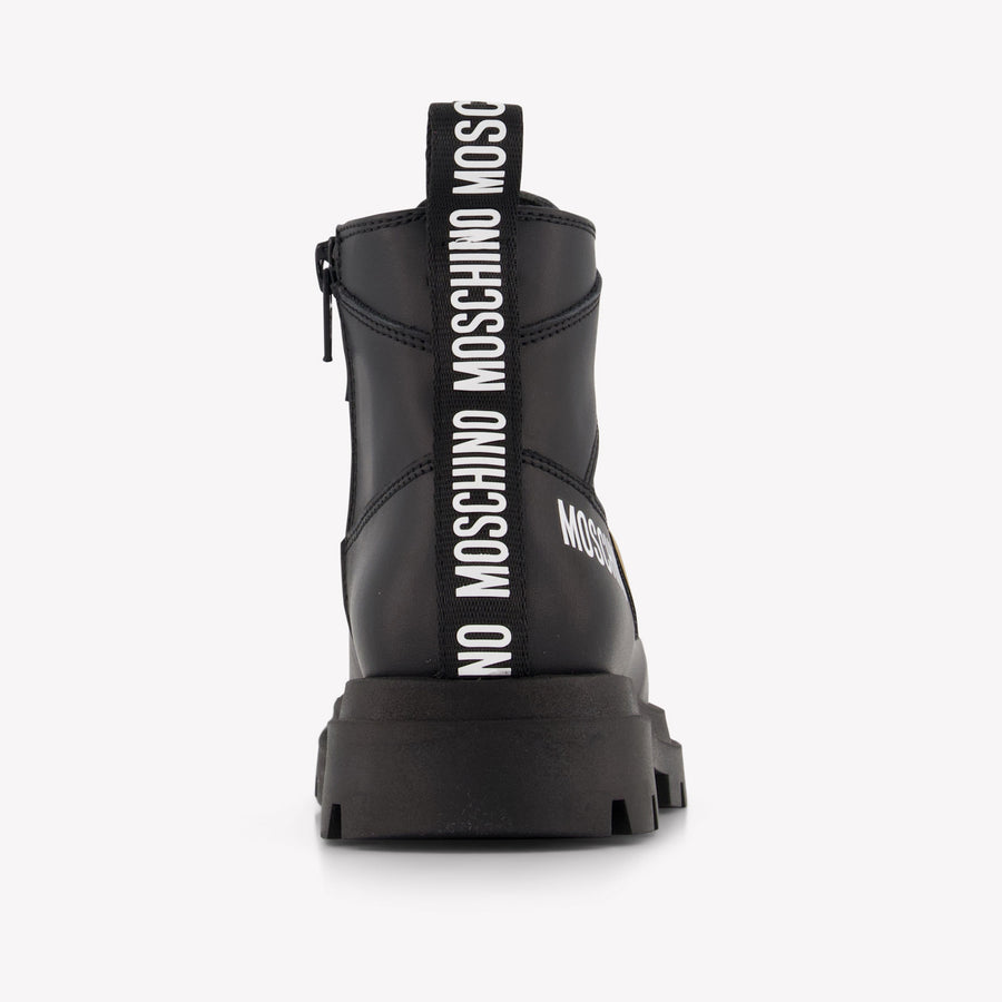 Moschino Unisex Laarzen In Zwart