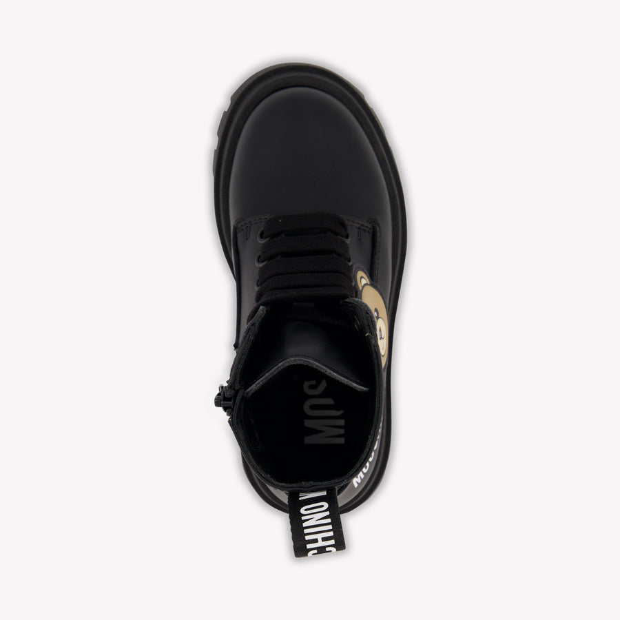 Moschino Unisex Laarzen In Zwart