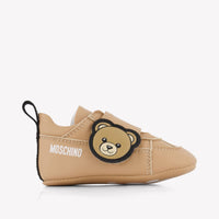 Moschino Baby Unisex Sneakers In Beige