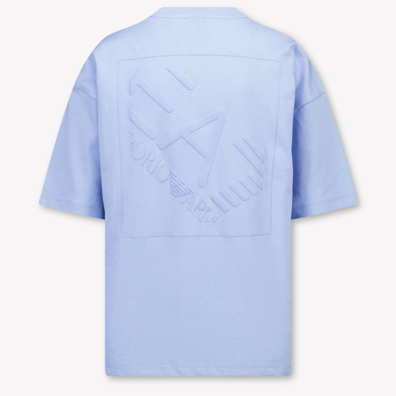 EA7 Kinder Jongens T-Shirt In Licht Blauw