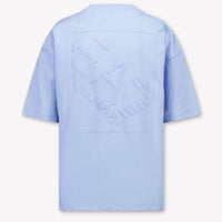 EA7 Kinder Jongens T-Shirt In Licht Blauw