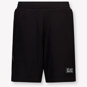 EA7 Kinder Jongens Shorts In Zwart