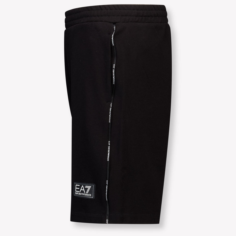 EA7 Kinder Jongens Shorts In Zwart