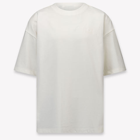 EA7 Kinder Jongens T-Shirt In Off White