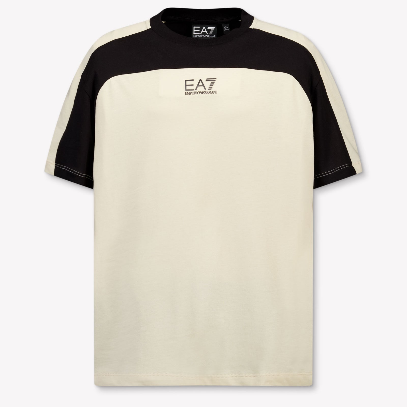 EA7 Kinder Jongens T-Shirt In Off White