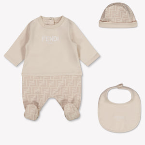 Fendi Baby Unisex Boxpakje In Beige